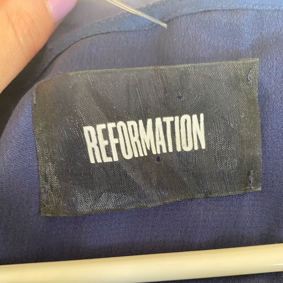 Reformation Flutter Sleeve Wrap Dress - Picture 9 of 11